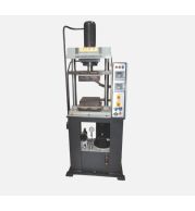 2 Pillar Hot Molding Hydraulic Press | Compact H-Frame Design with Heating Plates for Small Batch Rubber, Plastic & Composite Molding Operations.